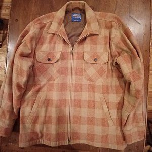 Pendleton Plaid Wool Jacket.  Size L